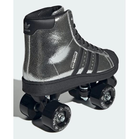 NEW ADIDAS Superstar 82 Roller Skates W9.5 Silver JH5522 - Picture 6 of 7